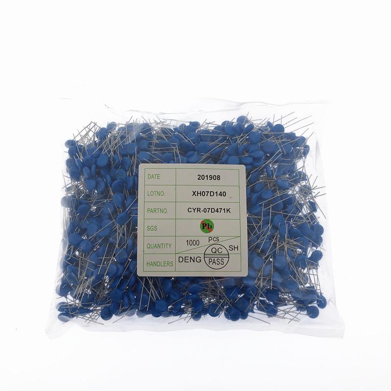 压敏电阻07d220k07d-220k7d220k精度10%直径7mm