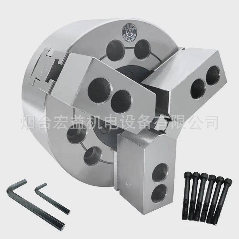 便宜液压卡盘呼和浩特众环环球k51320c盲孔三爪自定心动力卡盘