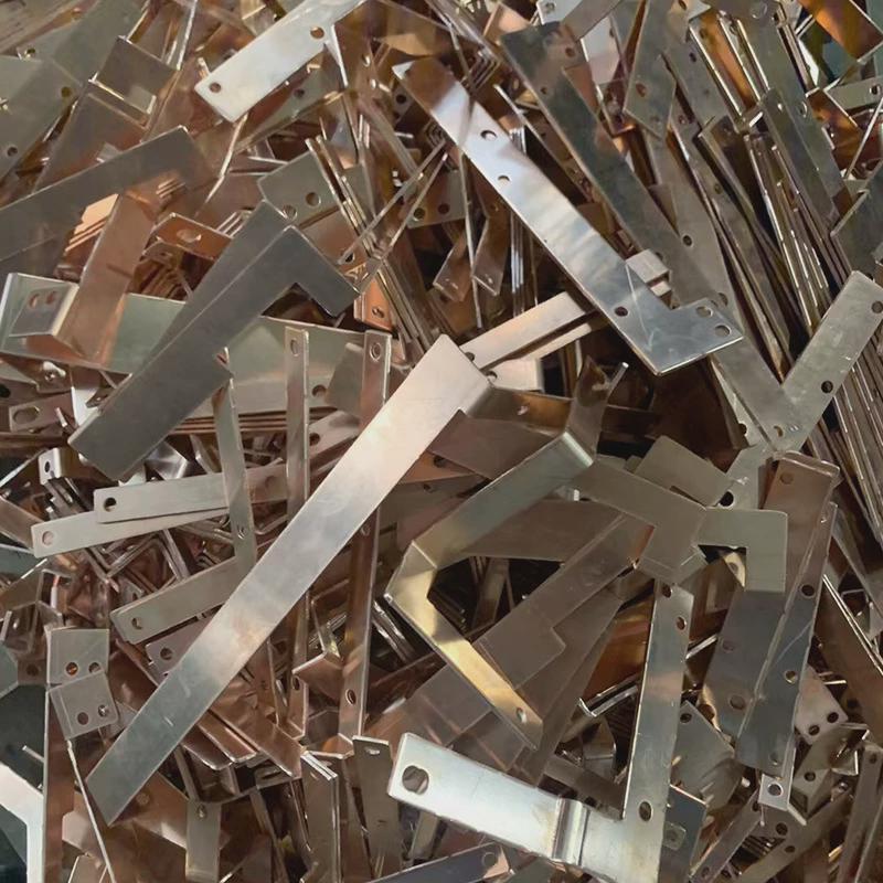 汇流排配电箱t2紫铜排折弯打孔镀锡机柜加工汇流排接地用紫铜排