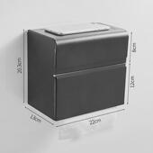 酒店卫生间纸巾盒收纳置物架壁挂式 浴室厕所抽纸盒厕纸盒擦手纸盒