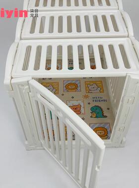 80CM加高可加顶盖宠物围栏狗室内狗笼子中小型犬泰迪柯基隔离护栏