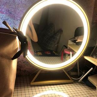 北欧风女生卧室化妆台典雅白简约镜子女人轻奢化妆桌带梳妆台小