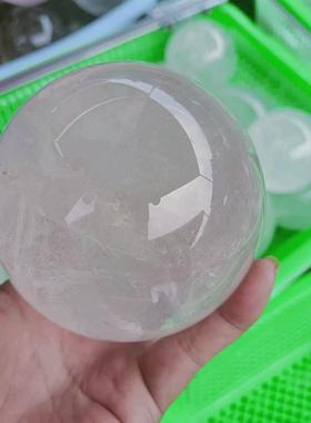 批发天然巴西白水晶打磨水晶球薄利多销厂家办公室摆件量大从优