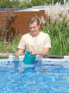 游泳池清洁过滤设备水面撇渣挂壁式58233池面清洁器蚊虫漂浮树叶