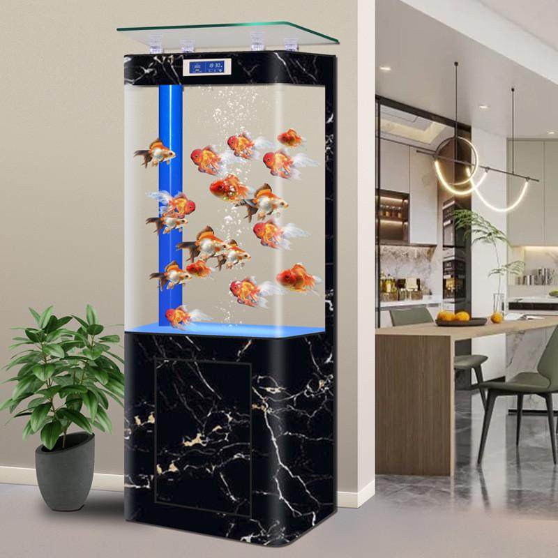 新款一体成型方形鱼缸底过滤立式靠墙水族箱金鱼缸客厅家用可定制,宠物/宠物食品及用品,桌面缸,淘宝优惠券,粉丝福利购,淘宝优惠卷