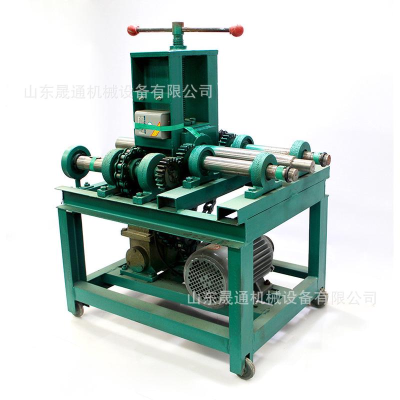76型立式全套带方管圆管弯管机模具3kw加重型大棚骨架折弯机厂家