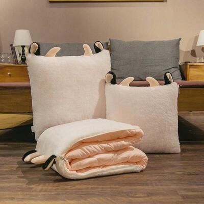 枕头被子二合一抱枕一体夏凉被汽车午睡毯两用女生学生宿舍单人