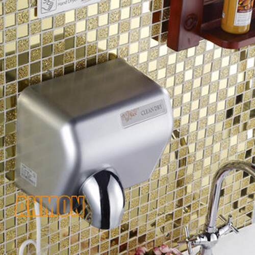 anmon高速烘手机全自动饭店干手器适合写字楼感应
