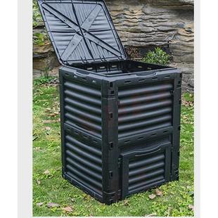 堆肥桶花园苗圃300L庭院落叶塑料堆肥箱肥料发酵箱垃圾堆肥筒