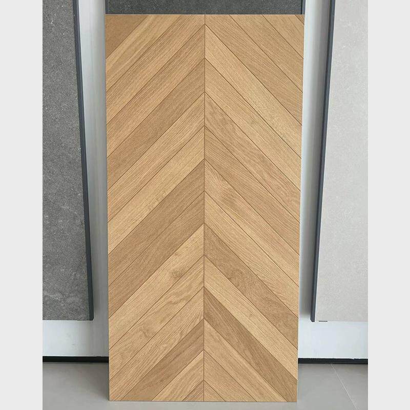 法式木色纹木纹砖600x1200梧桐黄原鱼骨胡桃木大板鱼骨纹木纹瓷砖