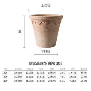 帝罗马橄榄枝花盆长条/方型盆庭院种植盆陶盆透气透水简约花盆