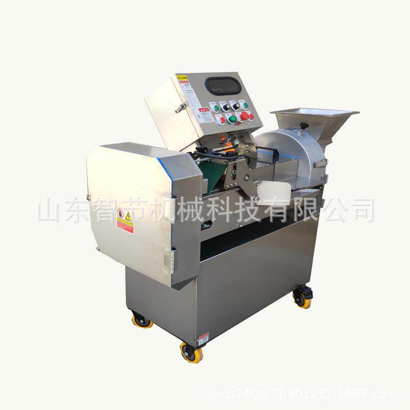 多功能双头食堂厂家直销台湾变频式切菜机饭店切菜机专用切菜机