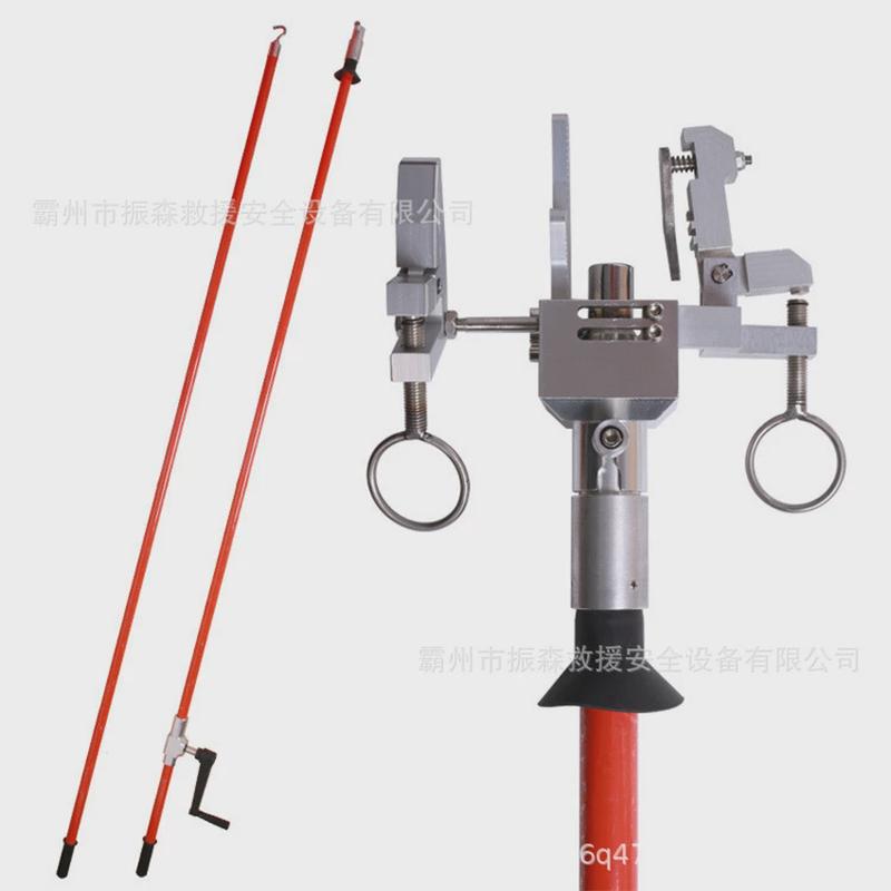 电力施工绝缘传动杆线夹安装器带电作业工具拆装j型线夹安装杆