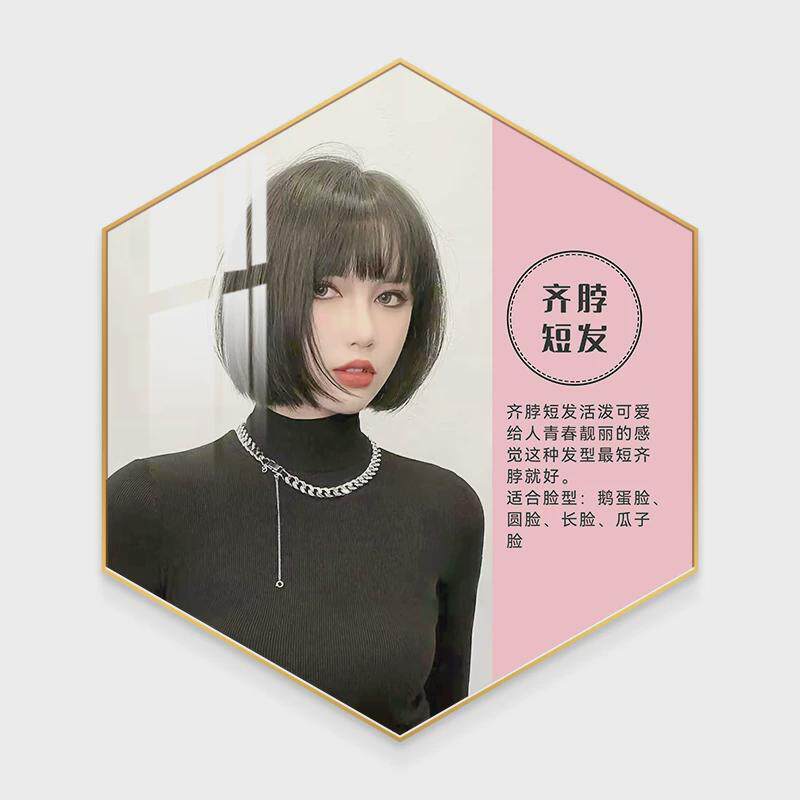 9v7t理发店发型挂画图片20现代装饰画