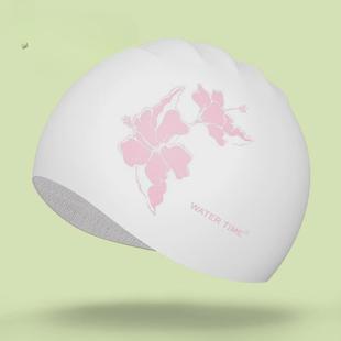 watertime泳帽女防水不勒头长发大号护耳专业硅胶游泳帽男女