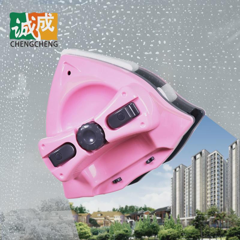 诚成新百分双层擦玻璃器双面擦调磁带滑轮滚珠高楼保洁洗擦窗神器