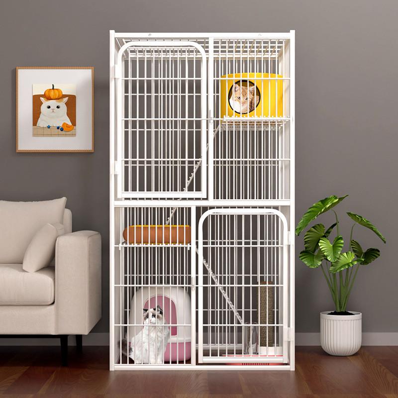猫笼子猫笼别墅超大空间三层猫家用猫房子猫屋自由柜猫窝猫爬架