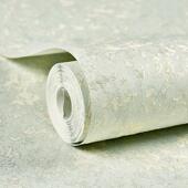 浅绿色壁纸现代简约3d硅藻泥纯色素色淡绿色非自粘无纺布墙纸