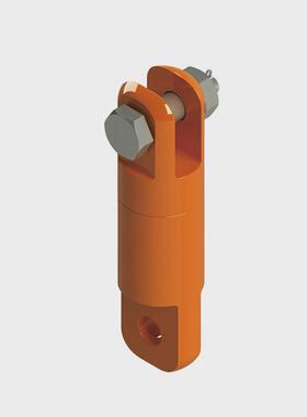 NOB重力旋转吊环UO型厂家直销橙色起重吊装环吊具