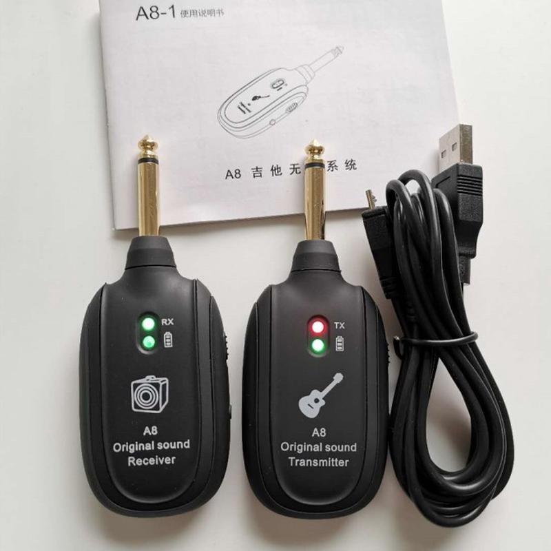 工厂直供A8吉他拾音器无线发射电吉他拾音器电吹管乐器无线收发
