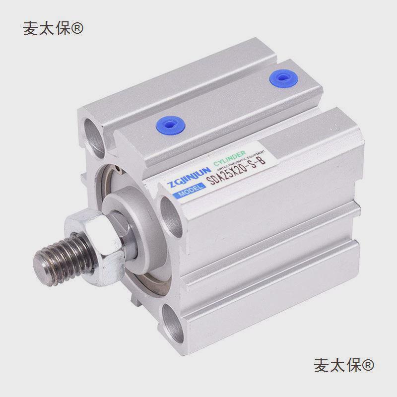SDA薄型气缸大推力外螺纹50/63/80/100/X30X40X50X70X80X90麦太保