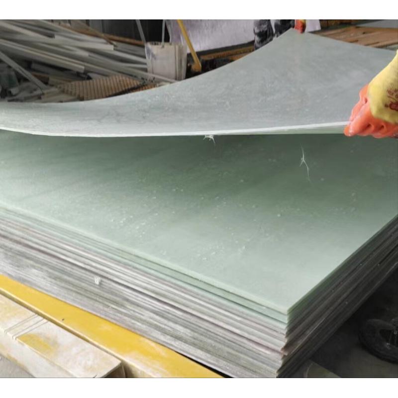 玻璃钢平板阻燃防滑玻璃纤维采光板FRP拉挤型材胶衣宽幅SMC模压板