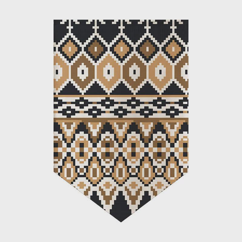 民族风隔断旗帘飘窗短玄关装饰门帘卧室厨房挂帘窗户帘遮挡布新品