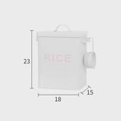 米桶现货大号20斤工厂防潮粮桶粮食保鲜箱收纳桶储存防潮用品