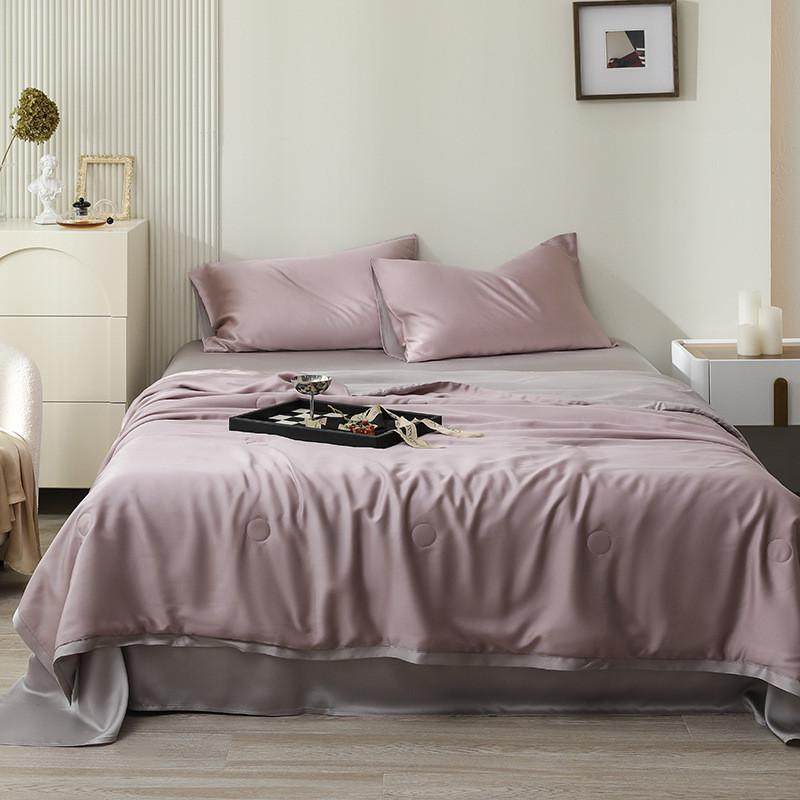 凉感60s兰精天丝薄被子51%大豆纤维夏被四件套空调被可机洗夏凉被,床上用品,化纤被,淘宝优惠券,粉丝福利购,淘宝优惠卷