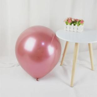 帅安36寸金属色加厚加大气球生日派对结婚装饰布置金属铬乳胶气球