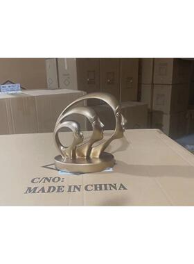 摆件现代简约桌面脸谱树脂工艺品办公室半家居装饰品创意礼品