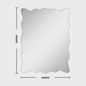 浴室镜异形无边框镜子现代壁挂玄关试衣镜洗手台装 饰镜