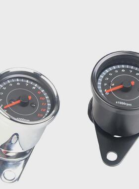 改装踏板转速表cg125太子复古仪表摩托发动机指针电子转数表机械
