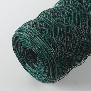 现货绿色涂层涂塑菜园艺轻质织网编养殖鸡笼网拧花围网六角铁丝网