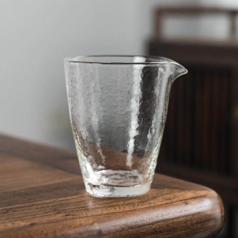 耐热玻璃公道杯日式分茶器锤纹匀杯加厚家用功夫泡茶具玻新品