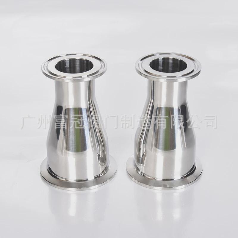316l装卫生级快不锈钢大小头卡箍式镜面变径异径管接头