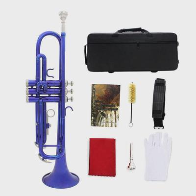 slade彩色降小号乐器b调三音小号儿童成人初学者专业演奏西洋乐器