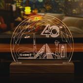 企业周年3D亚克力小夜灯定制公司纪念品创意送礼好物桌面氛围摆件