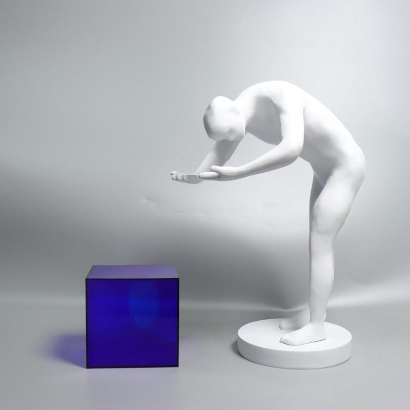 现代简约思想囚笼人物抽象家居样板房售楼处客厅摆件桌面软装饰品