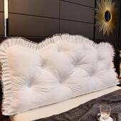 新款 简约靠垫床上大靠背榻榻米软包护腰枕靠枕卧室可拆洗休闲靠背