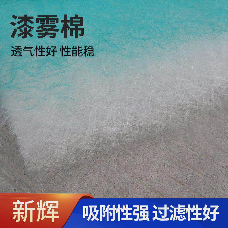 聚氨酯空气过滤棉进风口喷漆烤房绿白棉20mm初效过滤棉厂家供应
