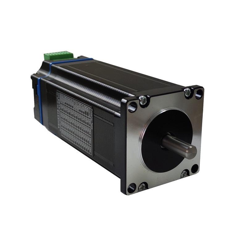 57步进电机驱动器驱动器ess57-84k2.2n自带一体机一体机马达