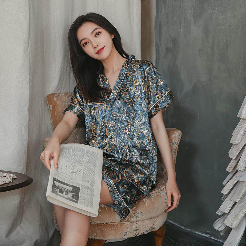 29n大冰丝汗蒸服女款浴服男亲子装儿童定制小童纯棉桑拿服加
