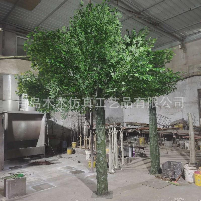 仿真大型榕树酒店商仿真厅景观道具装饰树人造玻璃钢超大假榕树