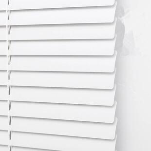 严选铝百叶窗帘亮光珠百叶办公室隔断洗手间厨房拉百叶帘可电动