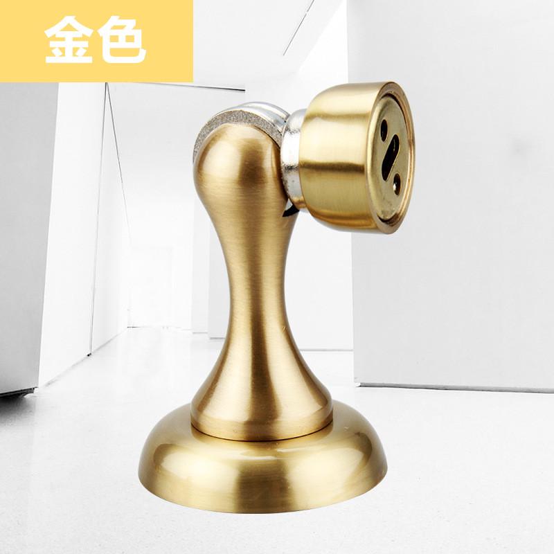 防锈强磁地装地吸电镀纯铜抛光打孔门吸家用卧室卫生间门碰门挡