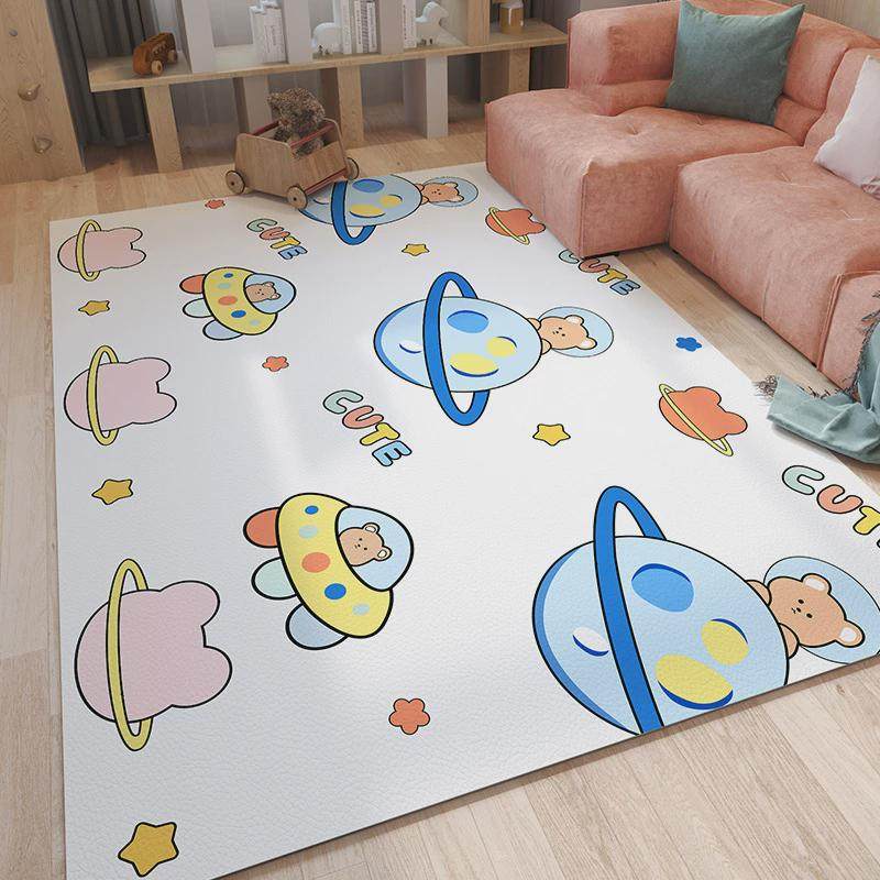 儿童房间地毯男孩女孩阅读区爬行地垫阳台游戏垫子防水无毛可擦洗,居家布艺,家用脚垫,淘宝优惠券,粉丝福利购,淘宝优惠卷