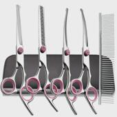 厂家直销宠物剪刀专业狗狗修毛剪泰迪剪毛剪刀宠物美容修剪套装