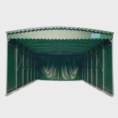 大型折叠推拉棚仓库活动汽车库移动式 伸缩防雨帐篷户外雨棚遮阳蓬