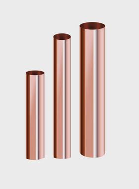 t1tp2空调铜管紫铜管c1100毛细铜管包塑铜管tu1tu2无氧铜t2紫铜管